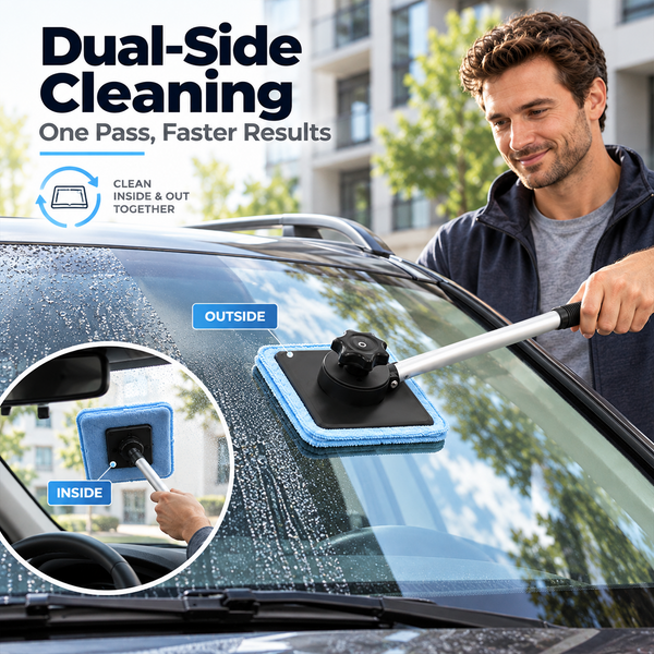 Dual-Sided Magnetic Windshield Cleaner ā Clean Both Sides at Once
