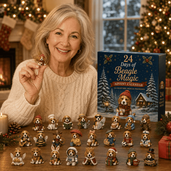 🐶🎄Beagle Magic Advent Calendar 2026 – 24 Days of Unique Beagle Miniature Collectibles