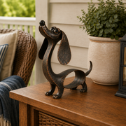 🐶✨Antique Bronze Dachshund Sculpture thumbnail 12
