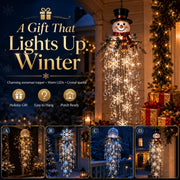 Christmas Hanging Snowflake & Crystal LED Light thumbnail 1