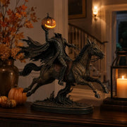 Midnight Chase Headless Horseman LED Statue thumbnail 2