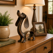 🐶✨Antique Bronze Dachshund Sculpture thumbnail 11