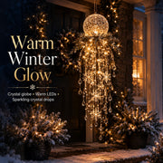 Christmas Hanging Snowflake & Crystal LED Light thumbnail 10