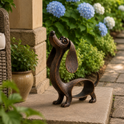 🐶✨Antique Bronze Dachshund Sculpture thumbnail 7
