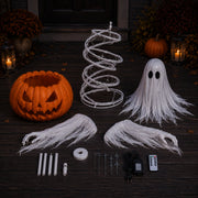 👻Swirling Ghost Pumpkin Yard Lamp🎃 thumbnail 9