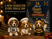 🐶🎄Beagle Magic Advent Calendar 2026 – 24 Days of Unique Beagle Miniature Collectibles thumbnail 8
