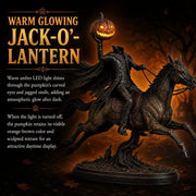 Midnight Chase Headless Horseman LED Statue thumbnail 11