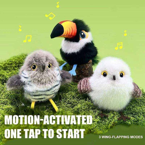 Rechargeable Flapping Bird Cat Toy