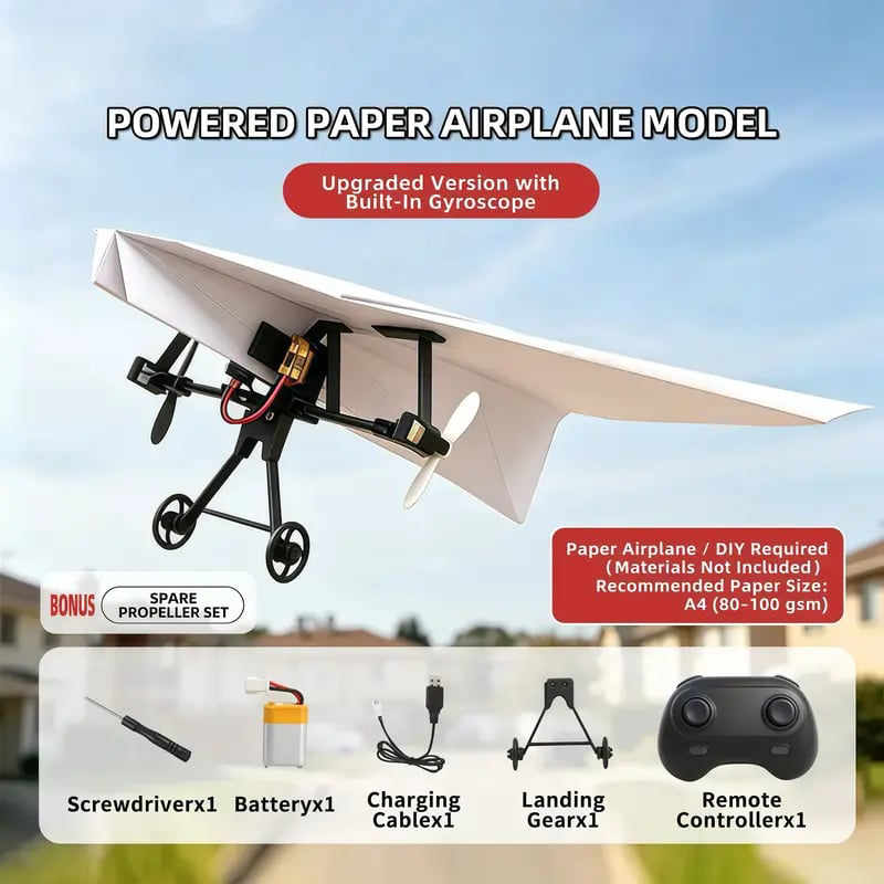 SkyCraft RC Paper Airplane Kit