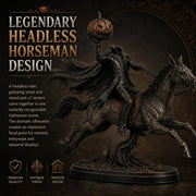 Midnight Chase Headless Horseman LED Statue thumbnail 9