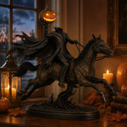 Midnight Chase Headless Horseman LED Statue thumbnail 3