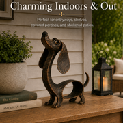 🐶✨Antique Bronze Dachshund Sculpture thumbnail 5