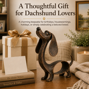 🐶✨Antique Bronze Dachshund Sculpture thumbnail 6