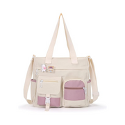 Large-Capacity Multi-Pocket Canvas Tote Bag thumbnail 14
