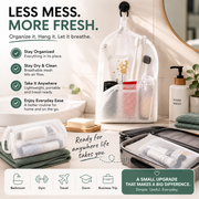 🧼 Portable Quick-Dry Mesh Toiletry Bags – Hanging Travel Organizers with Toothbrush Slots thumbnail 6