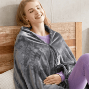 Portable Soft Zipper Electric Heated Blanket Shawl thumbnail 10