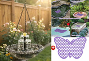 Solar Cascade Hanging Bird Bath Fountain thumbnail 10