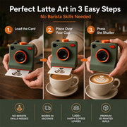 One-Touch Latte Art Camera – Coffee Stencil Printer thumbnail 5
