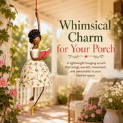 🌈Whimsical Dancing Lady Hanging Ornament thumbnail 1