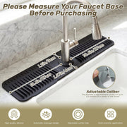 Adjustable Silicone Faucet Splash Guard Mat – Quick-Dry Sink Water Catcher for Kitchen & Bathroom thumbnail 6