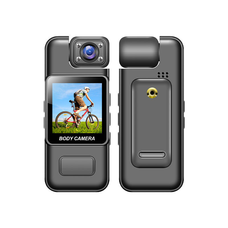 4K Body Cam With Rotatable Lens