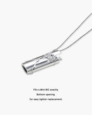 Wild Rose Lighter Case Pendant Necklace thumbnail 3
