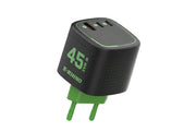 Global Travel Charger (45W, 3-Port, GaN, Integrated Rotary Plug) thumbnail 2