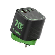 Global Travel Charger (70W, 3-Port, GaN, Integrated Rotary Plug) thumbnail 2