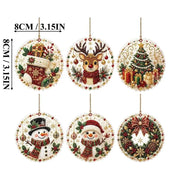 Christmas DIY Diamond Painting Ornaments thumbnail 1