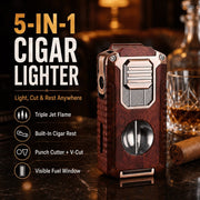 5-in-1 Jet Torch Cigar Lighter thumbnail 1