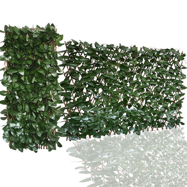 【Arbor Day】Privacy Fence Expandable Screen for Balcony Patio Outdoor,Decorative Faux Ivy Fencing Panel,Hide Unsightly Views, Realistic Leaf Design Garden