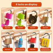 Wooden Screwdriver Lock & Key Activity Board thumbnail 4