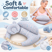 Hands-Free Feeding Cushion with Adjustable Strap & Baby Pillow thumbnail 4