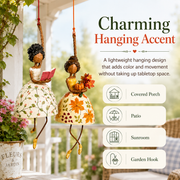 🌈Whimsical Dancing Lady Hanging Ornament thumbnail 4