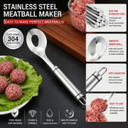 Stainless Steel Meatball Scoop Ball Maker Tool thumbnail 2