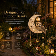 Solar Owl Moon Garden Light thumbnail 5
