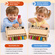 Wooden Screwdriver Lock & Key Activity Board thumbnail 5