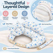 Hands-Free Feeding Cushion with Adjustable Strap & Baby Pillow thumbnail 5