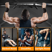 Heavy Duty Weight Lifting Wrist Hook Straps thumbnail 8