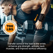 Heavy Duty Weight Lifting Wrist Hook Straps thumbnail 4