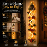 MerryCascade™ Glowing Christmas Door Hanger thumbnail 3