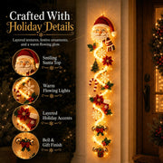 MerryCascade™ Glowing Christmas Door Hanger thumbnail 4