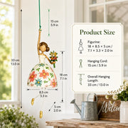 🌈Whimsical Dancing Lady Hanging Ornament thumbnail 12