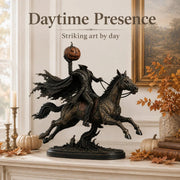 Midnight Chase Headless Horseman LED Statue thumbnail 7