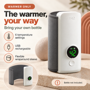 Portable Baby Bottle Warmer with Wraparound Sleeve thumbnail 8
