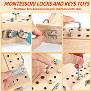 Wooden Screwdriver Lock & Key Activity Board thumbnail 8