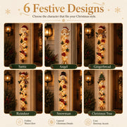 MerryCascade™ Glowing Christmas Door Hanger thumbnail 11