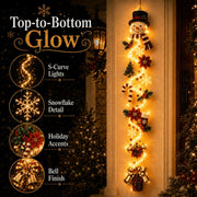 MerryCascade™ Glowing Christmas Door Hanger thumbnail 6