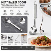 Stainless Steel Meatball Scoop Ball Maker Tool thumbnail 6