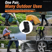 Reusable Waterproof Boot Covers for Rain, Mud & Snow thumbnail 4